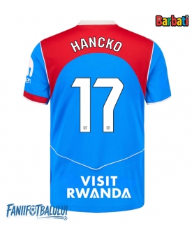 Atletico Madrid David Hancko #17 Tricou Fotbal Replică 2025-26 Barbati Treilea